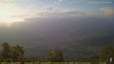 immagine della webcam nei dintorni di Miane: webcam Feltre