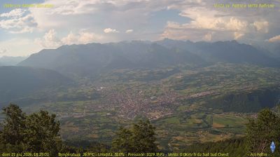 immagine della webcam nei dintorni di Passo di Cereda: webcam Feltre
