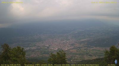 immagine della webcam nei dintorni di Vidor: webcam Feltre