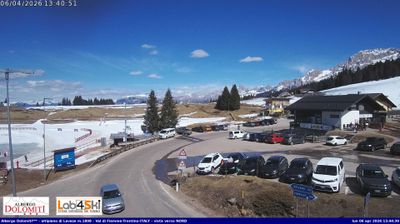 immagine della webcam nei dintorni di Alpe Cermis: webcam Pampeago