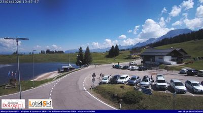 immagine della webcam nei dintorni di Predazzo: webcam Pampeago