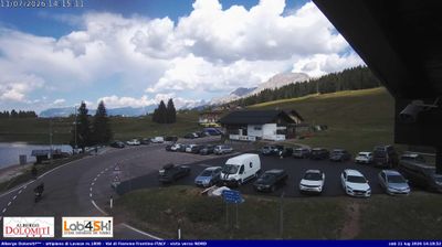 immagine della webcam nei dintorni di Alpe Cermis: webcam Pampeago