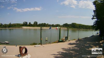 immagine della webcam nei dintorni di Corcagnano: webcam Boretto