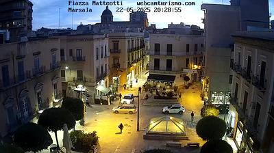 Preview delle webcam di Marsala › Nord-Ovest: Piazza Giacomo Matteotti