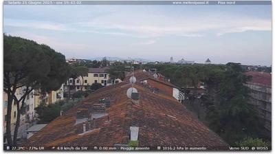immagine della webcam nei dintorni di Calambrone: webcam Marina Di Pisa
