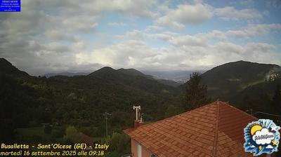 immagine della webcam nei dintorni di Caldirola: webcam Sant'Olcese