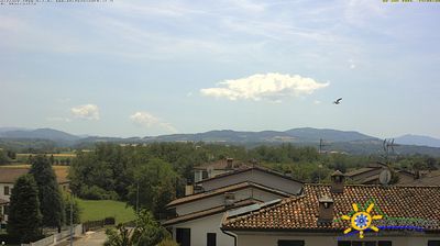 immagine della webcam nei dintorni di Castelnuovo Bocca d'Adda: webcam Grazzano Visconti