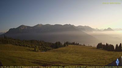 immagine della webcam nei dintorni di Castello Tesino: webcam Fonzaso