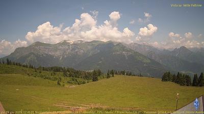 immagine della webcam nei dintorni di Monte Grappa: webcam Fonzaso