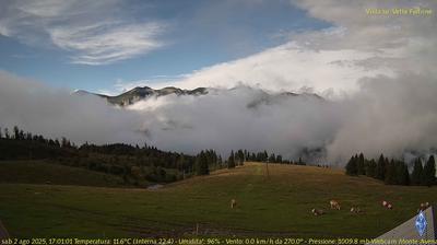 immagine della webcam nei dintorni di Castello Tesino: webcam Fonzaso