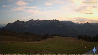 immagine della webcam nei dintorni di Monte Grappa: webcam Fonzaso