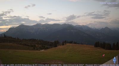 immagine della webcam nei dintorni di Seren del Grappa: webcam Fonzaso