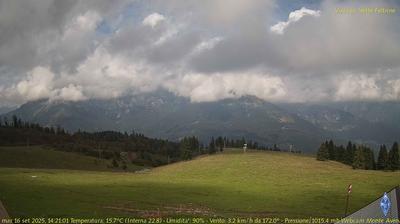 immagine della webcam nei dintorni di Primiero San Martino di Castrozza: webcam Fonzaso