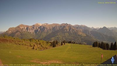 immagine della webcam nei dintorni di Pedavena: webcam Fonzaso