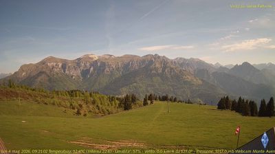 immagine della webcam nei dintorni di Monte Grappa: webcam Fonzaso
