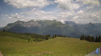 immagine della webcam nei dintorni di Passo Brocon: webcam Fonzaso