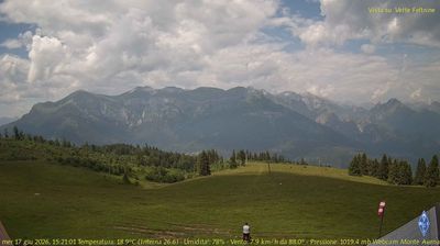 immagine della webcam nei dintorni di Pedavena: webcam Fonzaso
