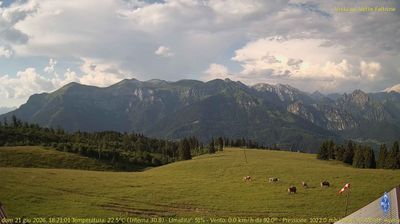 immagine della webcam nei dintorni di Passo di Cereda: webcam Fonzaso