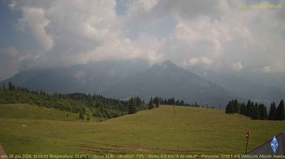 immagine della webcam nei dintorni di San Gregorio nelle Alpi: webcam Fonzaso