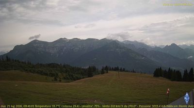 immagine della webcam nei dintorni di Monte Avena: webcam Fonzaso