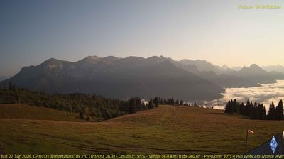 immagine della webcam nei dintorni di Valdobbiadene: webcam Fonzaso