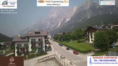 Preview delle webcam di San Vito di Cadore › Nord: San Vito - centro paese