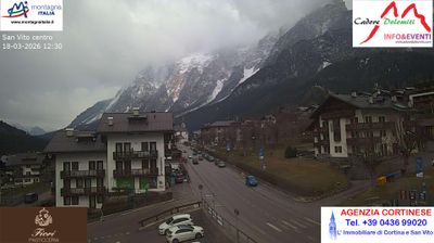 immagine della webcam nei dintorni di Misurina: webcam San Vito di Cadore