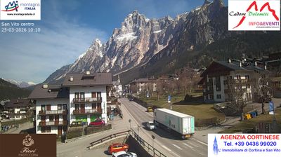 immagine della webcam nei dintorni di Alleghe: webcam San Vito di Cadore
