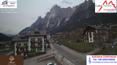 immagine della webcam nei dintorni di Monte Faloria: webcam San Vito di Cadore