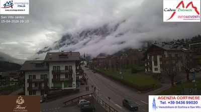 immagine della webcam nei dintorni di Auronzo di Cadore: webcam San Vito di Cadore