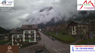 immagine della webcam nei dintorni di Tai di Cadore: webcam San Vito di Cadore