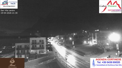 immagine della webcam nei dintorni di Zoldo Alto: webcam San Vito di Cadore