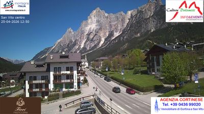 immagine della webcam nei dintorni di Lorenzago di Cadore: webcam San Vito di Cadore