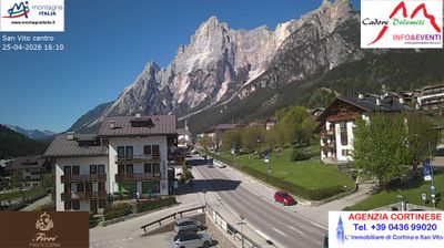 immagine della webcam nei dintorni di Lorenzago di Cadore: webcam San Vito di Cadore