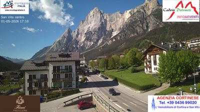 immagine della webcam nei dintorni di Colle Santa Lucia: webcam San Vito di Cadore