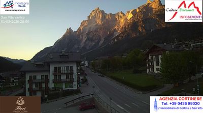 immagine della webcam nei dintorni di Pocol: webcam San Vito di Cadore