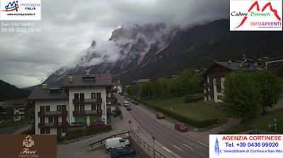 immagine della webcam nei dintorni di Selva di Cadore: webcam San Vito di Cadore