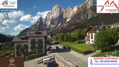 immagine della webcam nei dintorni di Cortina d'Ampezzo: webcam San Vito di Cadore
