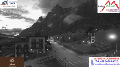 immagine della webcam nei dintorni di Cortina d'Ampezzo: webcam San Vito di Cadore