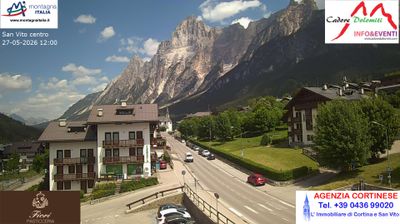immagine della webcam nei dintorni di Palafavera: webcam San Vito di Cadore
