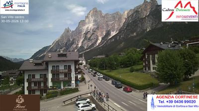 immagine della webcam nei dintorni di Auronzo di Cadore: webcam San Vito di Cadore