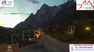 immagine della webcam nei dintorni di Colle Santa Lucia: webcam San Vito di Cadore