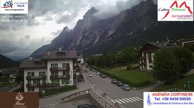 immagine della webcam nei dintorni di Lorenzago di Cadore: webcam San Vito di Cadore