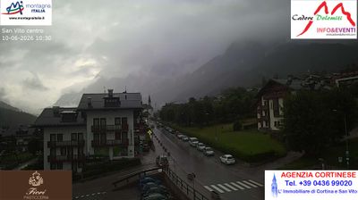 immagine della webcam nei dintorni di Pieve di Cadore: webcam San Vito di Cadore