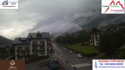 immagine della webcam nei dintorni di Selva di Cadore: webcam San Vito di Cadore