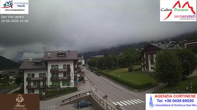 immagine della webcam nei dintorni di Alleghe: webcam San Vito di Cadore