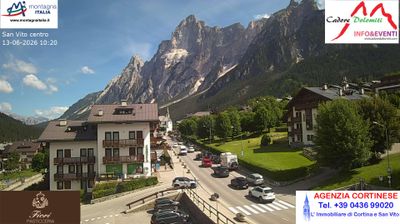 immagine della webcam nei dintorni di Cortina d'Ampezzo: webcam San Vito di Cadore