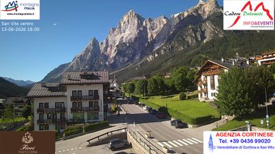 immagine della webcam nei dintorni di Calalzo di Cadore: webcam San Vito di Cadore