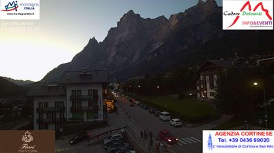 immagine della webcam nei dintorni di Lorenzago di Cadore: webcam San Vito di Cadore