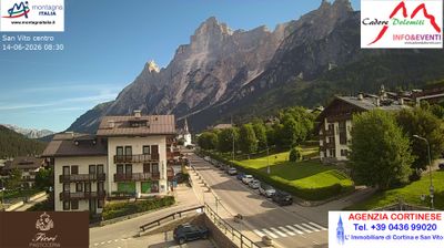immagine della webcam nei dintorni di Lorenzago di Cadore: webcam San Vito di Cadore